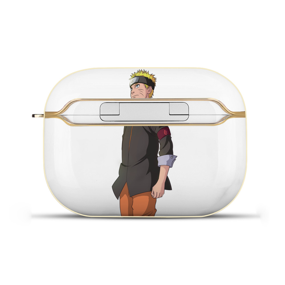 （画像用） NARUTO -ナルト- うずまき ナルト Uzumaki Naruto 【AirPods Pro用】ハードシェル保護ケース｜耐衝撃・防指紋・カラビナ付き商品仕様