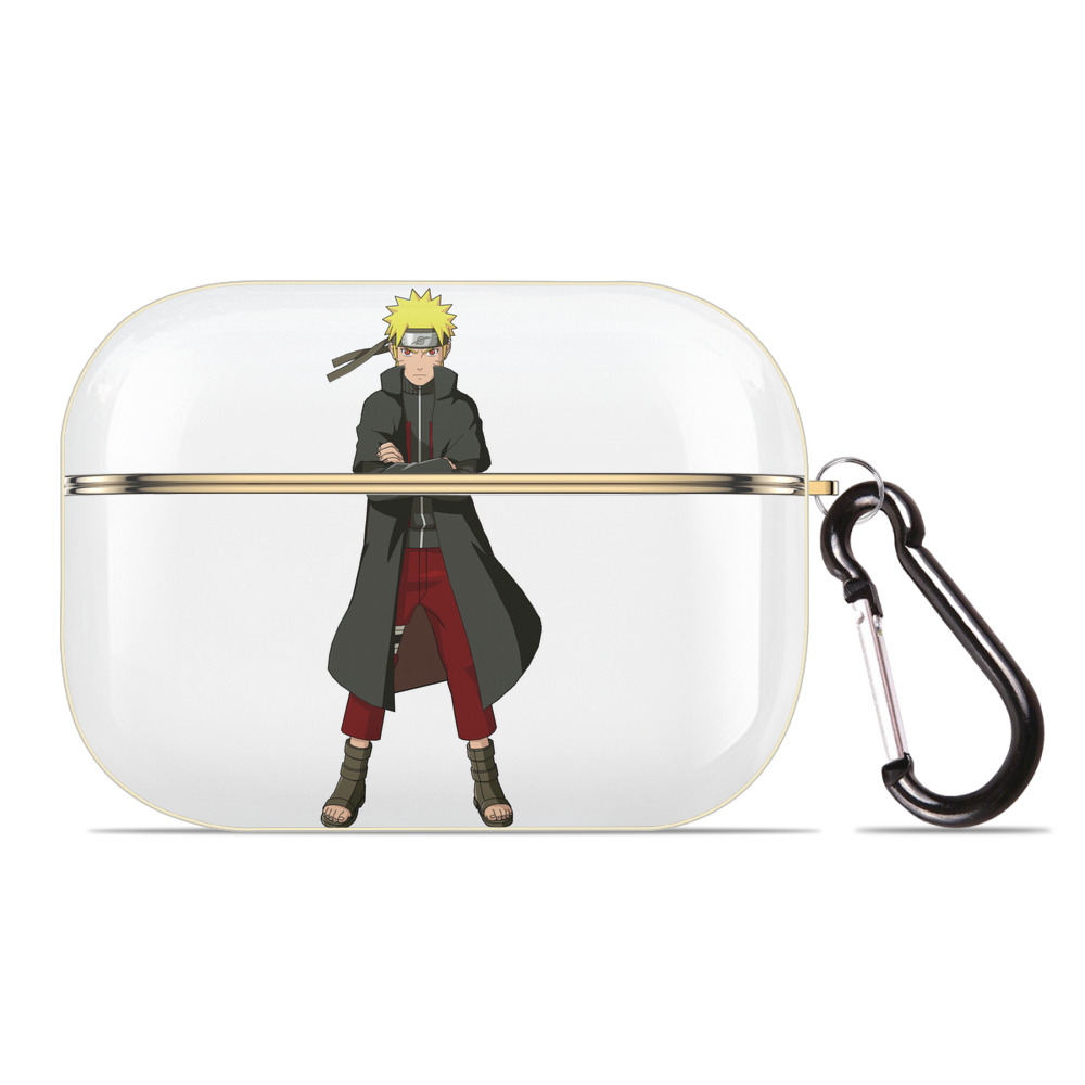 （画像用） NARUTO -ナルト- うずまき ナルト Uzumaki Naruto 【AirPods Pro用】ハードシェル保護ケース｜耐衝撃・防指紋・カラビナ付き商品仕様