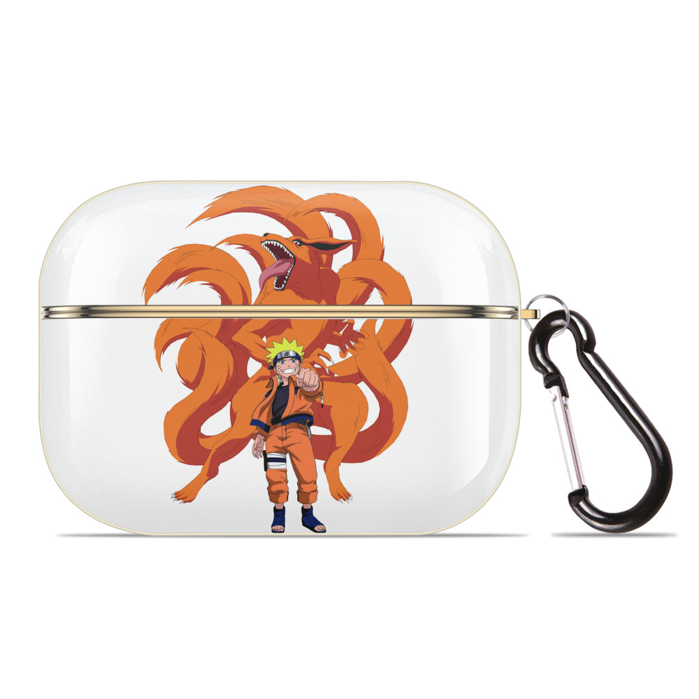 （画像用） NARUTO -ナルト- うずまき ナルト Uzumaki Naruto 【AirPods Pro用】ハードシェル保護ケース｜耐衝撃・防指紋・カラビナ付き商品仕様
