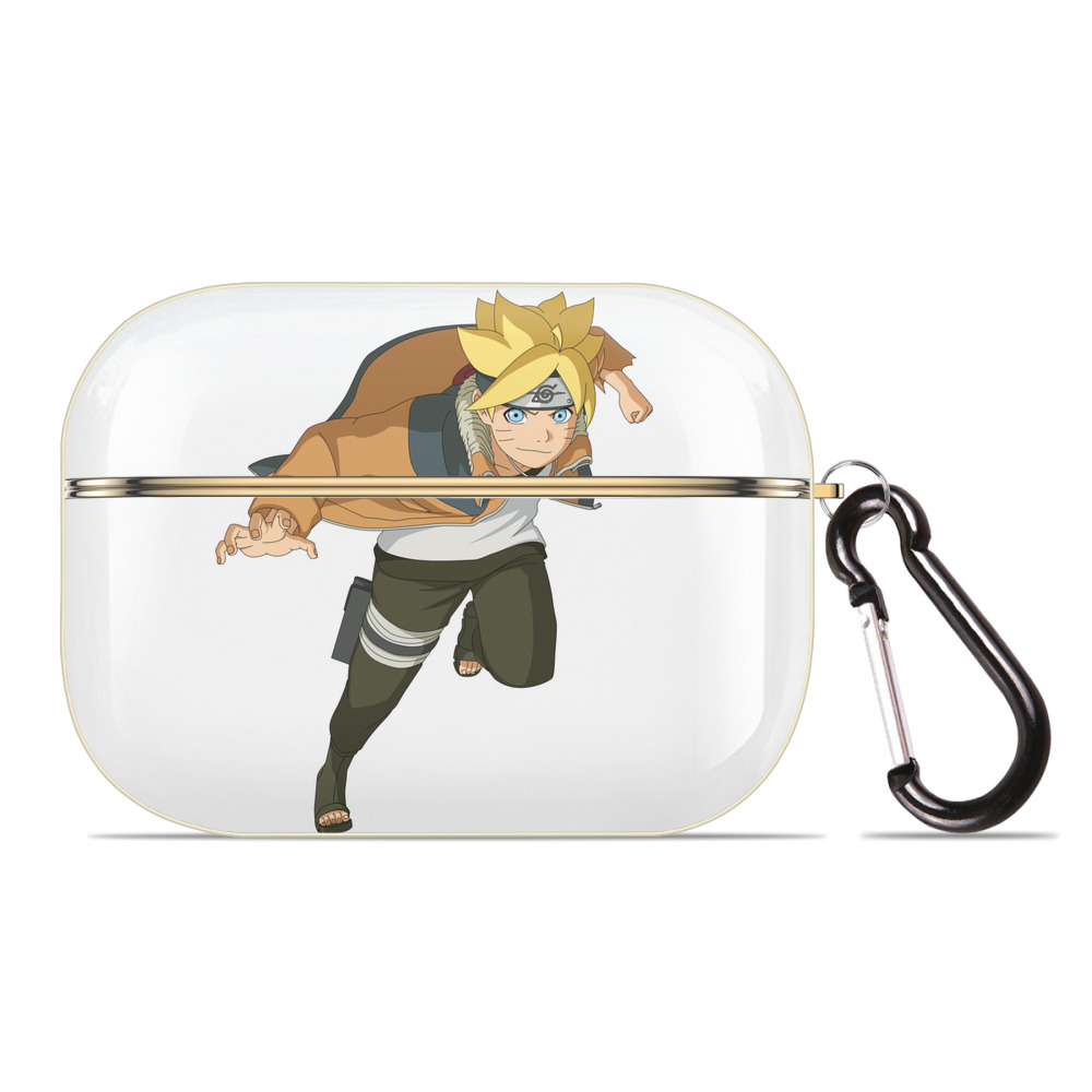 （画像用） NARUTO -ナルト- うずまき ナルト Uzumaki Naruto 【AirPods Pro用】ハードシェル保護ケース｜耐衝撃・防指紋・カラビナ付き商品仕様