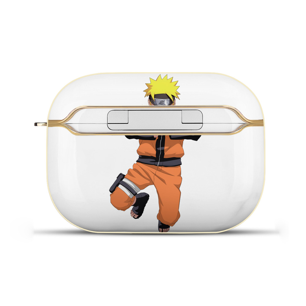 （画像用） NARUTO -ナルト- うずまき ナルト Uzumaki Naruto 【AirPods Pro用】ハードシェル保護ケース｜耐衝撃・防指紋・カラビナ付き商品仕様