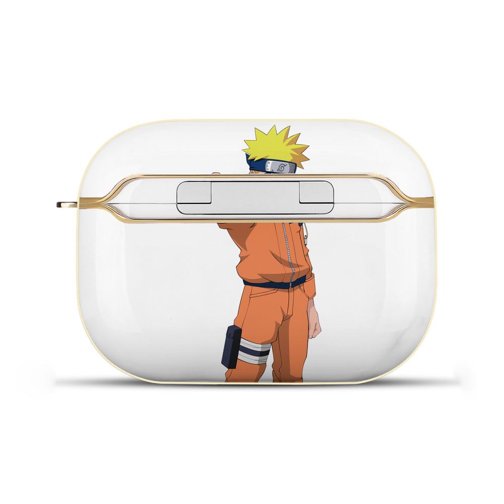 （画像用） NARUTO -ナルト- うずまき ナルト Uzumaki Naruto 【AirPods Pro用】ハードシェル保護ケース｜耐衝撃・防指紋・カラビナ付き商品仕様