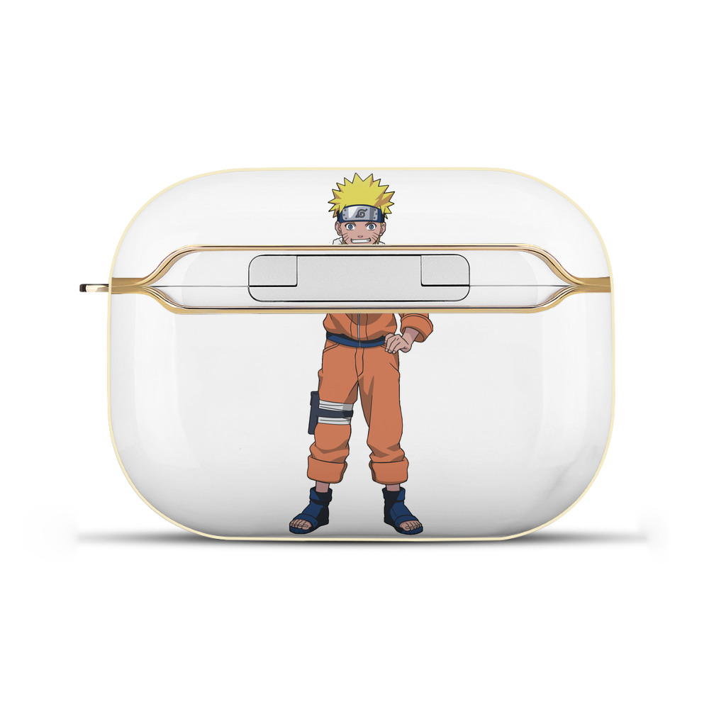 （画像用） NARUTO -ナルト- うずまき ナルト Uzumaki Naruto 【AirPods Pro用】ハードシェル保護ケース｜耐衝撃・防指紋・カラビナ付き商品仕様