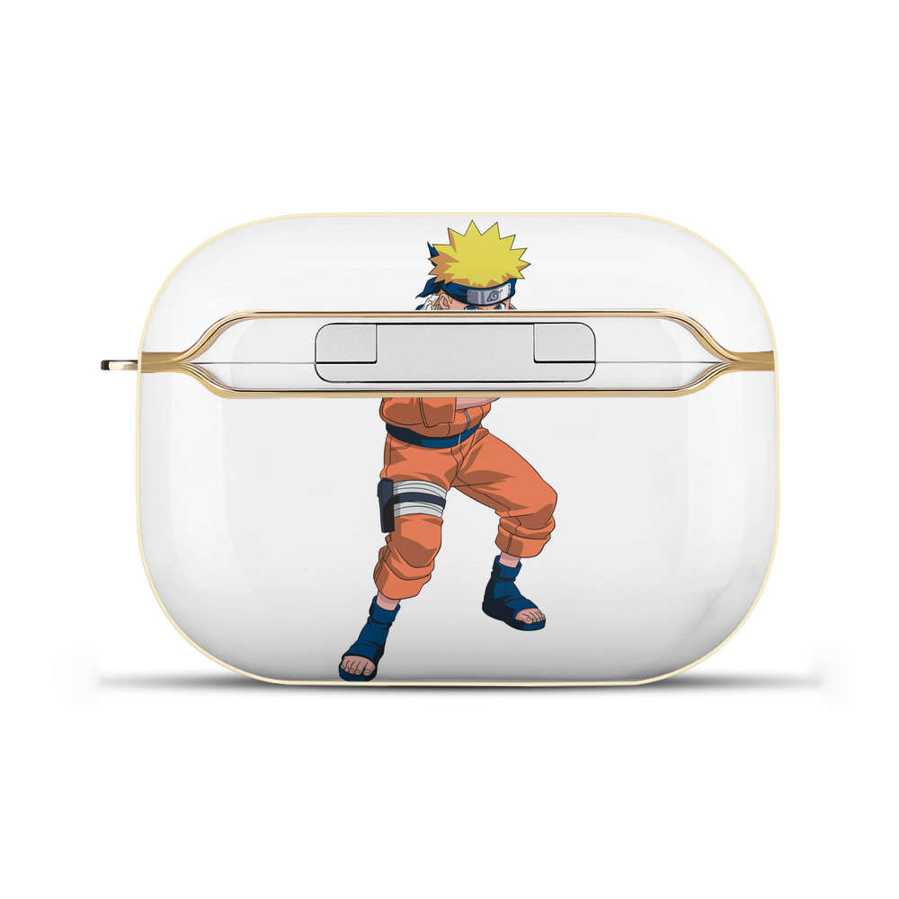 （画像用） NARUTO -ナルト- うずまき ナルト Uzumaki Naruto 【AirPods Pro用】ハードシェル保護ケース｜耐衝撃・防指紋・カラビナ付き商品仕様