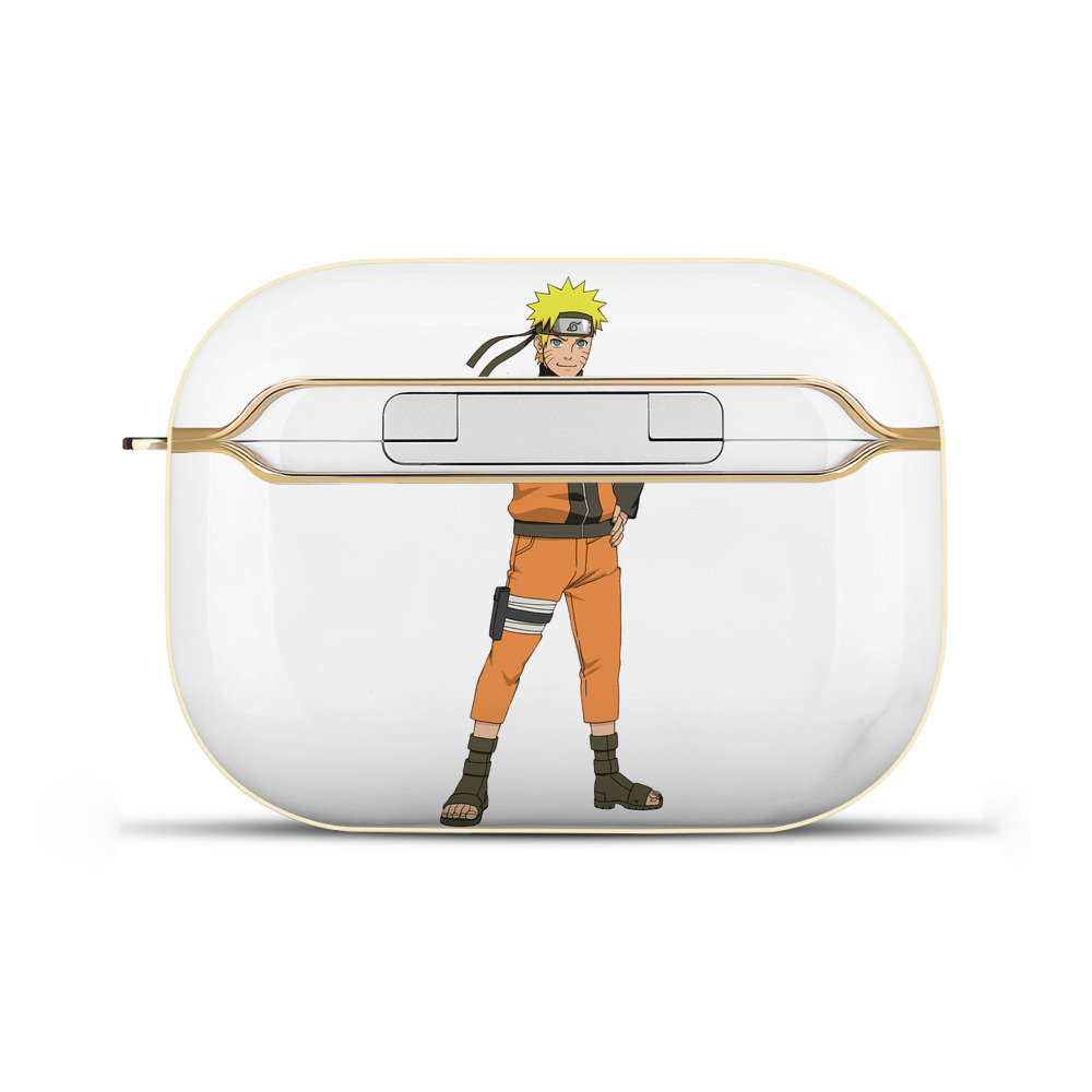 （画像用） NARUTO -ナルト- うずまき ナルト Uzumaki Naruto 【AirPods Pro用】ハードシェル保護ケース｜耐衝撃・防指紋・カラビナ付き商品仕様