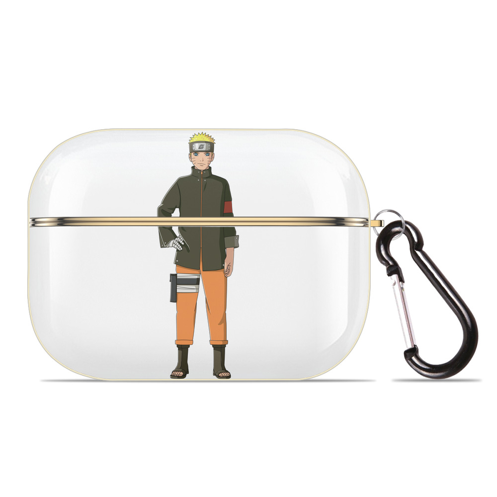 （画像用） NARUTO -ナルト- うずまき ナルト Uzumaki Naruto 【AirPods Pro用】ハードシェル保護ケース｜耐衝撃・防指紋・カラビナ付き商品仕様