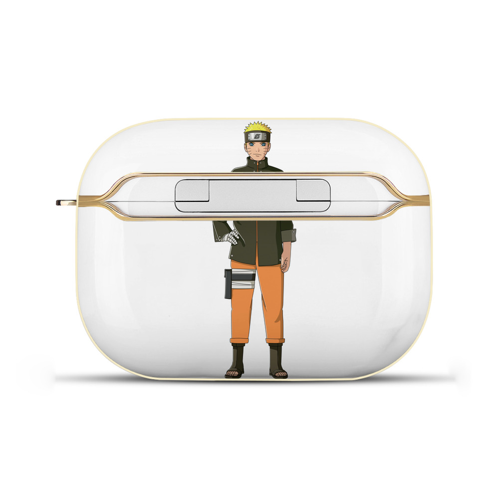 （画像用） NARUTO -ナルト- うずまき ナルト Uzumaki Naruto 【AirPods Pro用】ハードシェル保護ケース｜耐衝撃・防指紋・カラビナ付き商品仕様