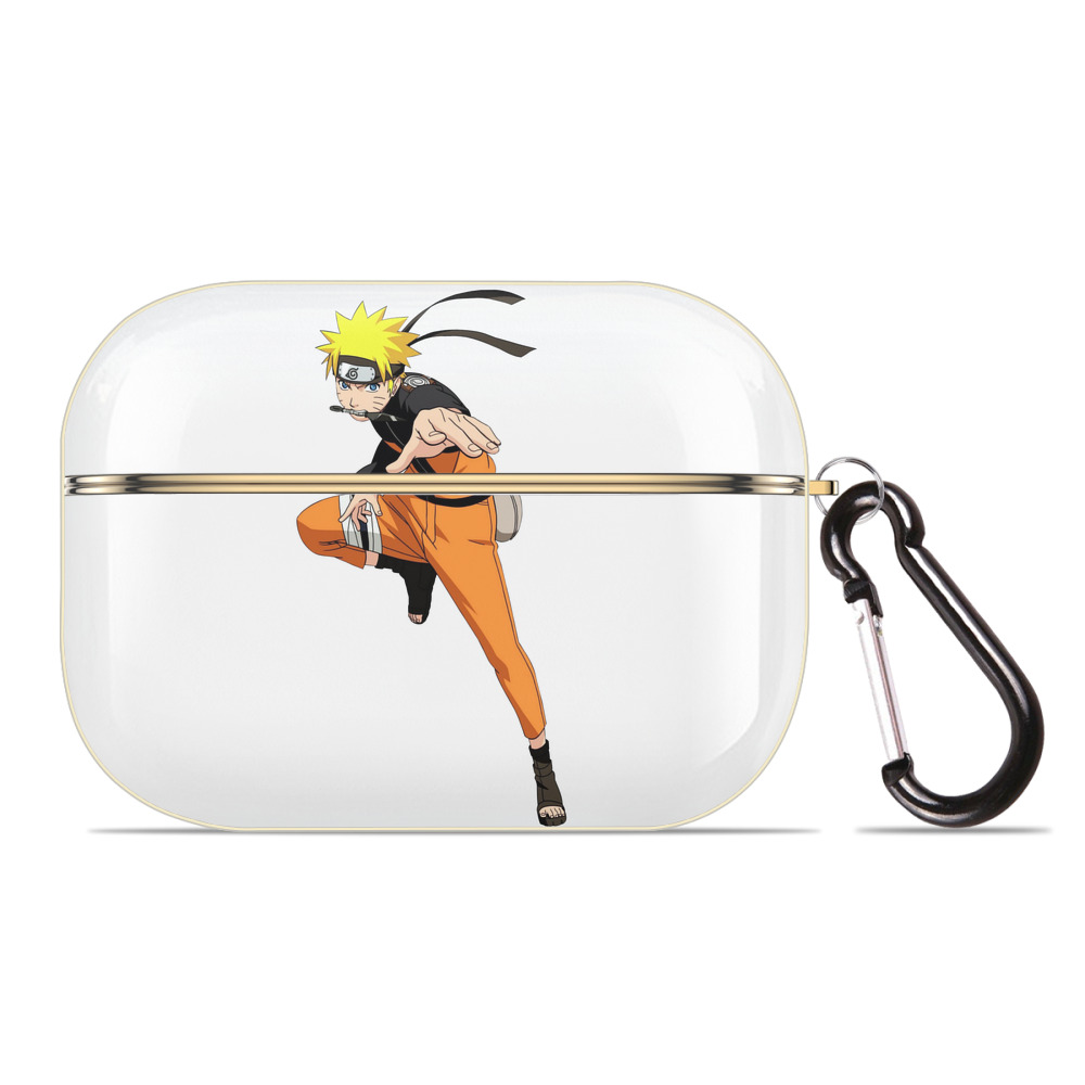 （画像用） NARUTO -ナルト- うずまき ナルト Uzumaki Naruto 【AirPods Pro用】ハードシェル保護ケース｜耐衝撃・防指紋・カラビナ付き商品仕様