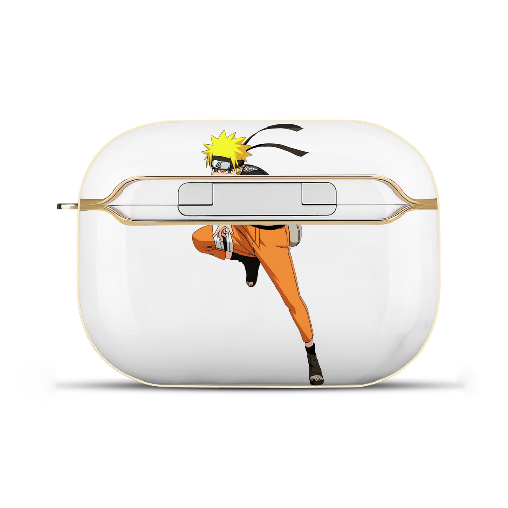 （画像用） NARUTO -ナルト- うずまき ナルト Uzumaki Naruto 【AirPods Pro用】ハードシェル保護ケース｜耐衝撃・防指紋・カラビナ付き商品仕様