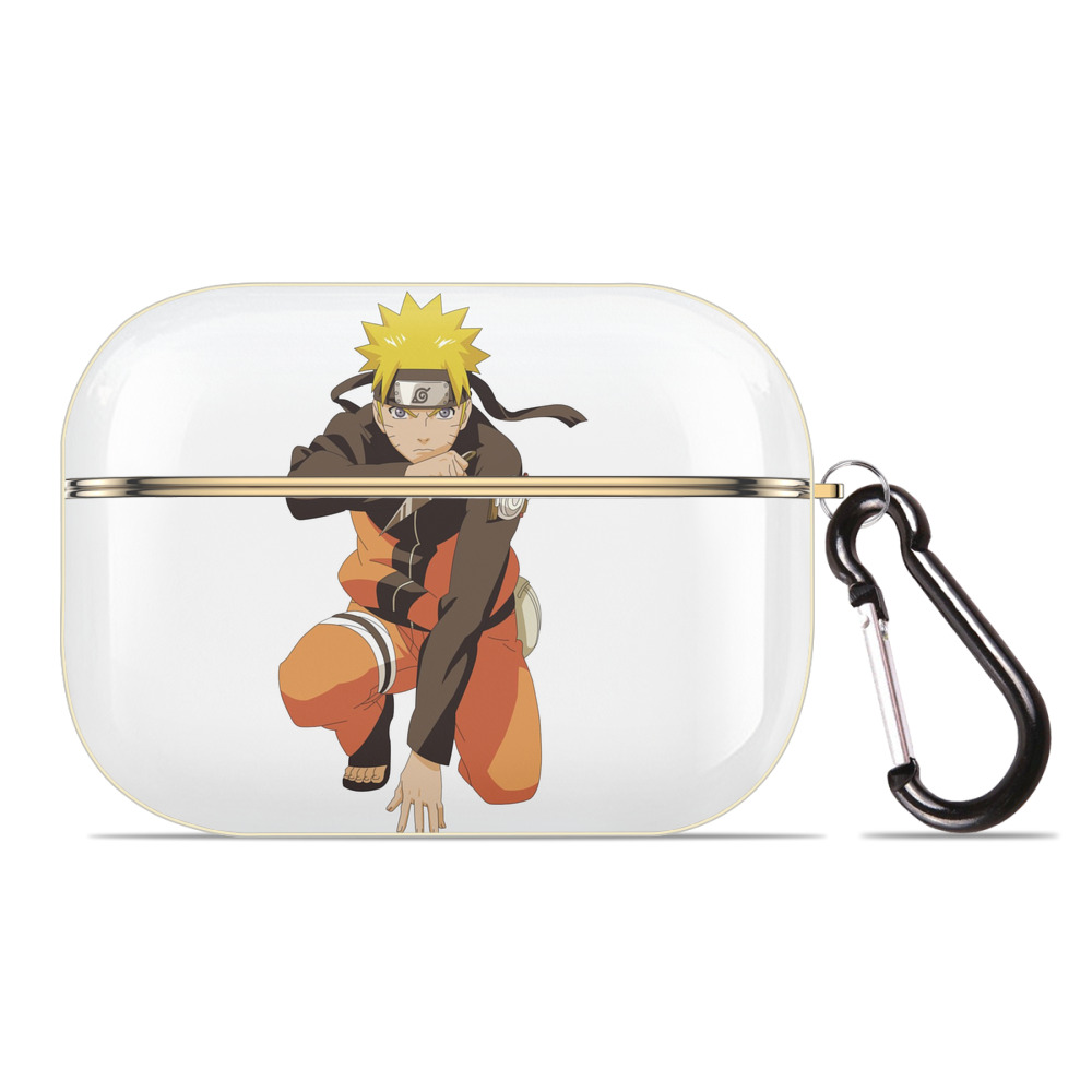 （画像用） NARUTO -ナルト- うずまき ナルト Uzumaki Naruto 【AirPods Pro用】ハードシェル保護ケース｜耐衝撃・防指紋・カラビナ付き商品仕様
