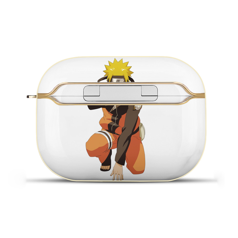（画像用） NARUTO -ナルト- うずまき ナルト Uzumaki Naruto 【AirPods Pro用】ハードシェル保護ケース｜耐衝撃・防指紋・カラビナ付き商品仕様