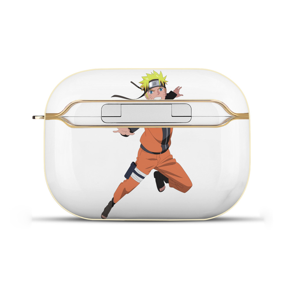 （画像用） NARUTO -ナルト- うずまき ナルト Uzumaki Naruto 【AirPods Pro用】ハードシェル保護ケース｜耐衝撃・防指紋・カラビナ付き商品仕様