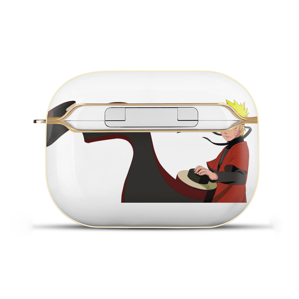 （画像用） NARUTO -ナルト- うずまき ナルト Uzumaki Naruto 【AirPods Pro用】ハードシェル保護ケース｜耐衝撃・防指紋・カラビナ付き商品仕様