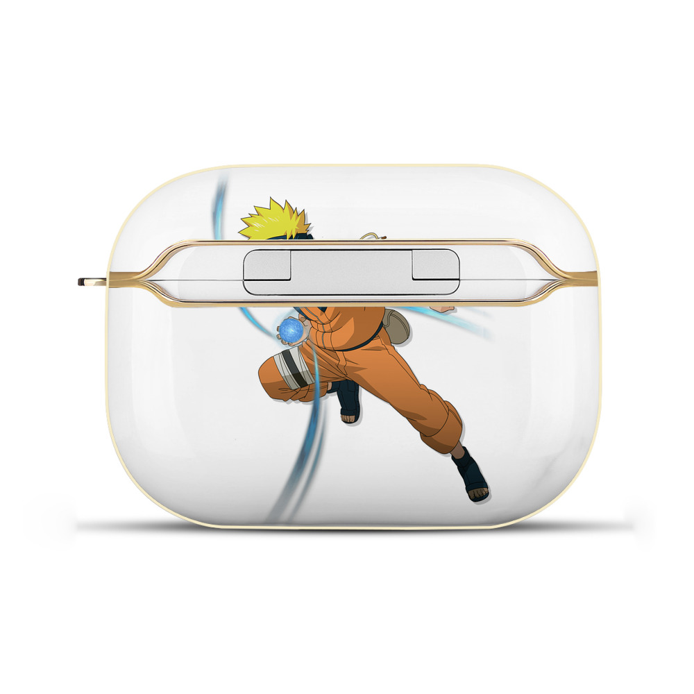 （画像用） NARUTO -ナルト- うずまき ナルト Uzumaki Naruto 【AirPods Pro用】ハードシェル保護ケース｜耐衝撃・防指紋・カラビナ付き商品仕様