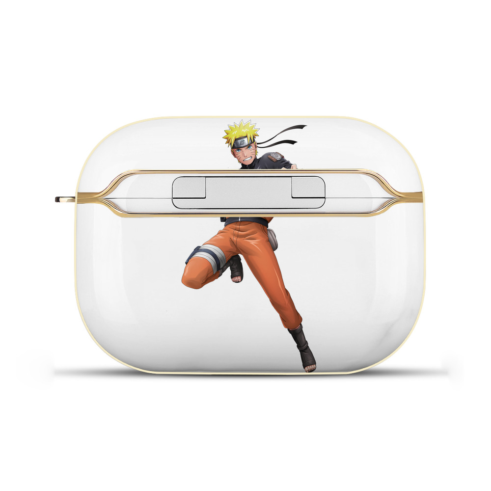 （画像用） NARUTO -ナルト- うずまき ナルト Uzumaki Naruto 【AirPods Pro用】ハードシェル保護ケース｜耐衝撃・防指紋・カラビナ付き商品仕様