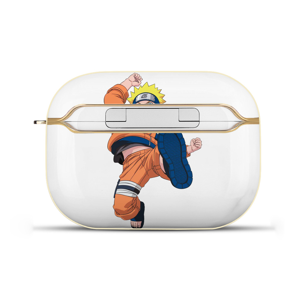 （画像用） NARUTO -ナルト- うずまき ナルト Uzumaki Naruto 【AirPods Pro用】ハードシェル保護ケース｜耐衝撃・防指紋・カラビナ付き商品仕様