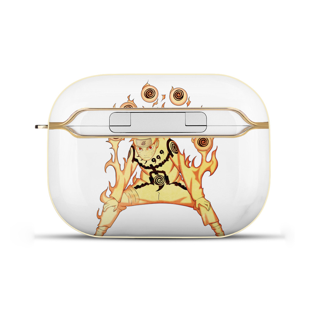 （画像用） NARUTO -ナルト- うずまき ナルト Uzumaki Naruto 【AirPods Pro用】ハードシェル保護ケース｜耐衝撃・防指紋・カラビナ付き商品仕様