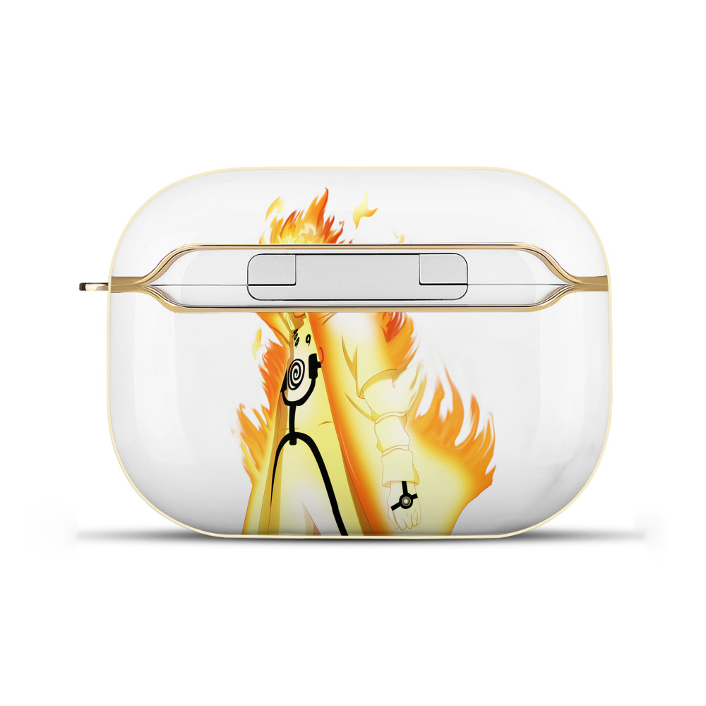 （画像用） NARUTO -ナルト- うずまき ナルト Uzumaki Naruto 【AirPods Pro用】ハードシェル保護ケース｜耐衝撃・防指紋・カラビナ付き商品仕様