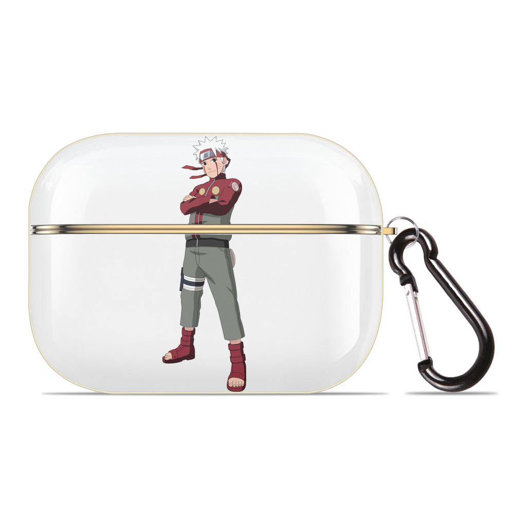 （画像用） NARUTO -ナルト- うずまき ナルト Uzumaki Naruto 【AirPods Pro用】ハードシェル保護ケース｜耐衝撃・防指紋・カラビナ付き商品仕様