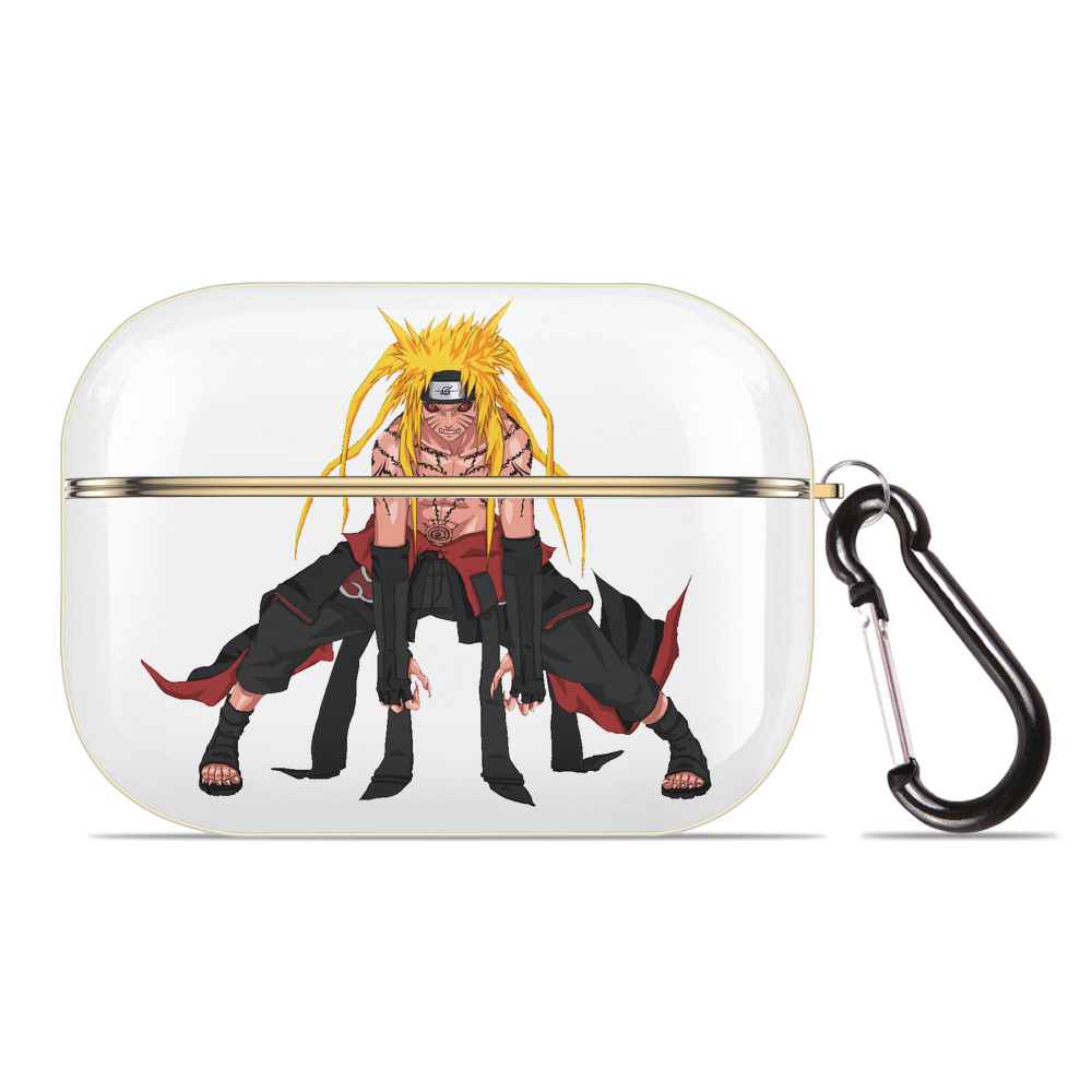 （画像用） NARUTO -ナルト- うずまき ナルト Uzumaki Naruto 【AirPods Pro用】ハードシェル保護ケース｜耐衝撃・防指紋・カラビナ付き商品仕様