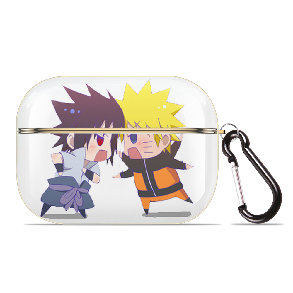 （画像用） NARUTO -ナルト- うずまき ナルト Uzumaki Naruto 【AirPods Pro用】ハードシェル保護ケース｜耐衝撃・防指紋・カラビナ付き商品仕様
