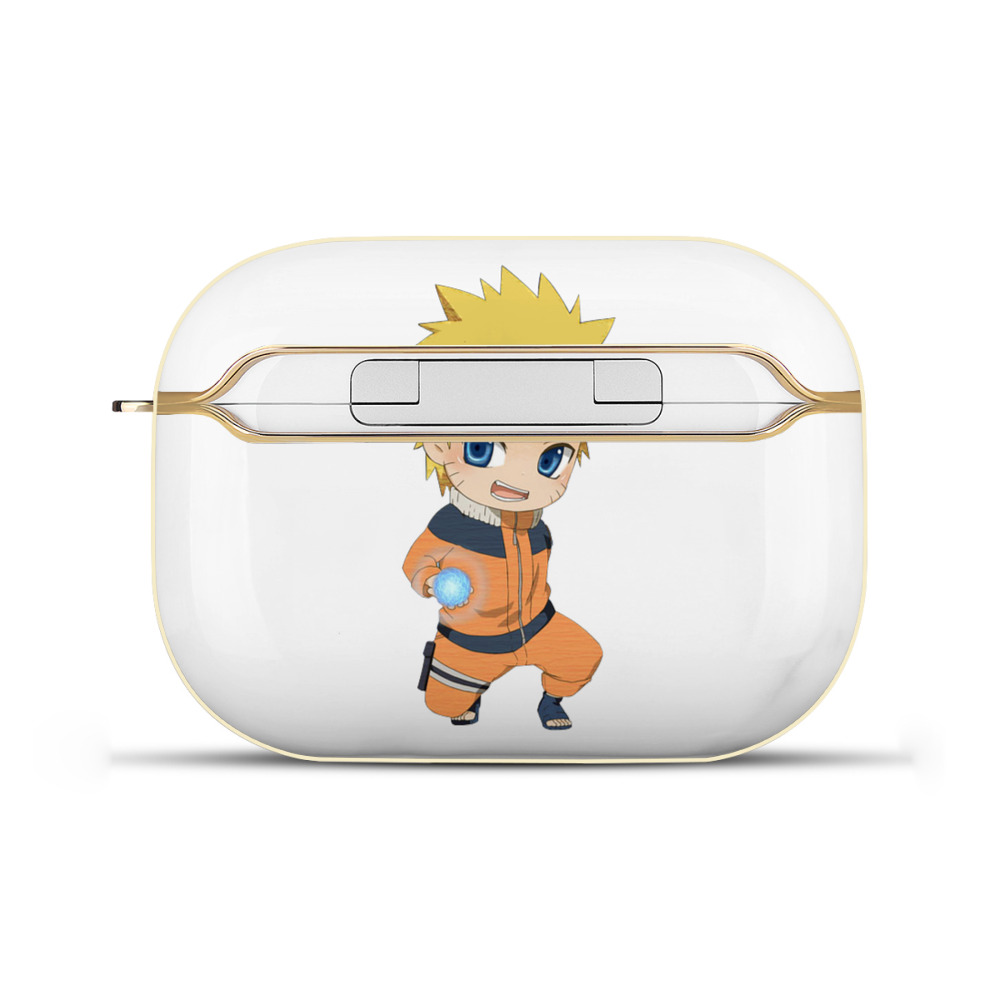 （画像用） NARUTO -ナルト- うずまき ナルト Uzumaki Naruto 【AirPods Pro用】ハードシェル保護ケース｜耐衝撃・防指紋・カラビナ付き商品仕様