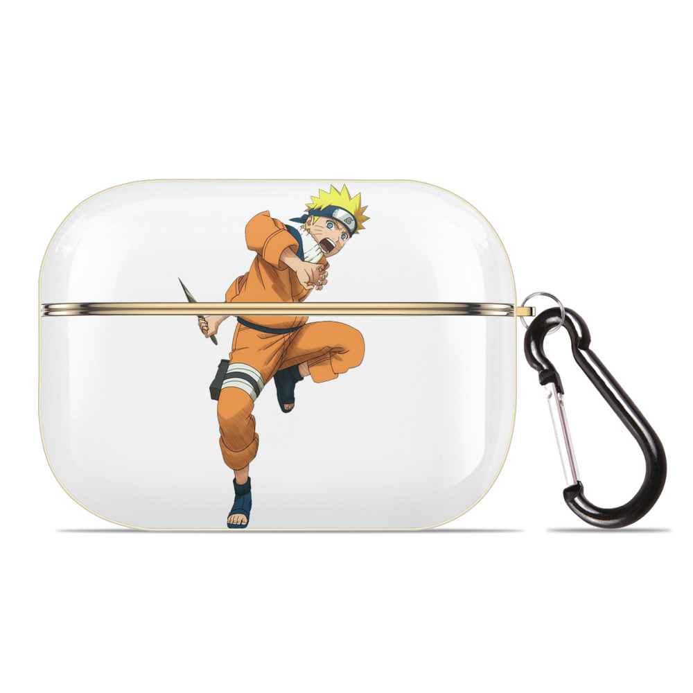 （画像用） NARUTO -ナルト- うずまき ナルト Uzumaki Naruto 【AirPods Pro用】ハードシェル保護ケース｜耐衝撃・防指紋・カラビナ付き商品仕様