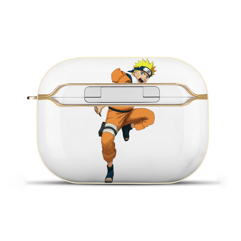 （画像用） NARUTO -ナルト- うずまき ナルト Uzumaki Naruto 【AirPods Pro用】ハードシェル保護ケース｜耐衝撃・防指紋・カラビナ付き商品仕様