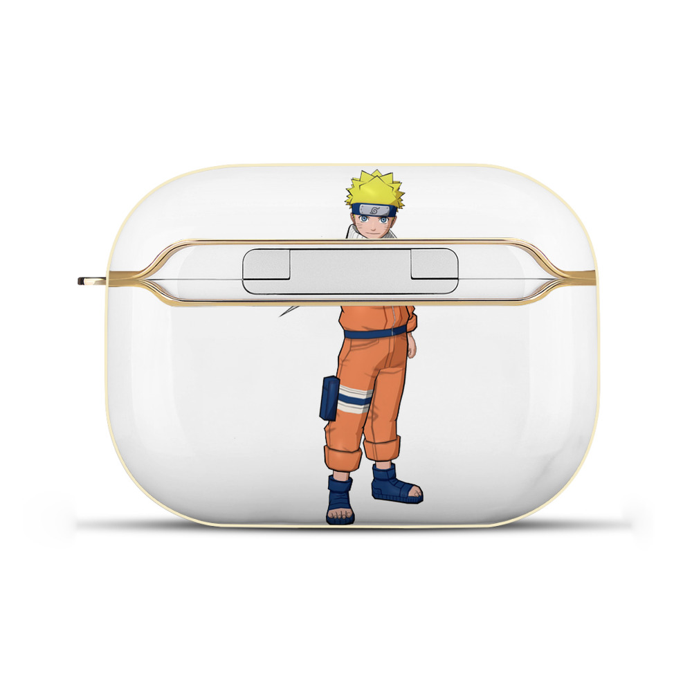 （画像用） NARUTO -ナルト- うずまき ナルト Uzumaki Naruto 【AirPods Pro用】ハードシェル保護ケース｜耐衝撃・防指紋・カラビナ付き商品仕様