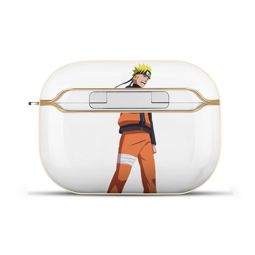 （画像用） NARUTO -ナルト- うずまき ナルト Uzumaki Naruto 【AirPods Pro用】ハードシェル保護ケース｜耐衝撃・防指紋・カラビナ付き商品仕様