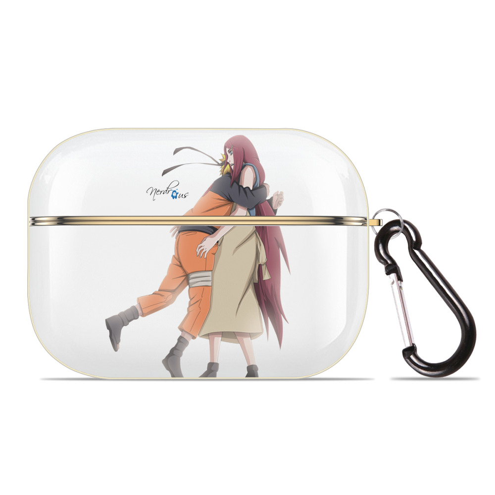 （画像用） NARUTO -ナルト- うずまき ナルト Uzumaki Naruto 【AirPods Pro用】ハードシェル保護ケース｜耐衝撃・防指紋・カラビナ付き商品仕様