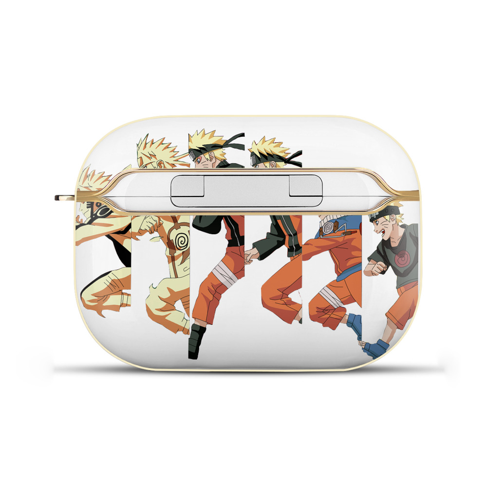 （画像用） NARUTO -ナルト- うずまき ナルト Uzumaki Naruto 【AirPods Pro用】ハードシェル保護ケース｜耐衝撃・防指紋・カラビナ付き商品仕様