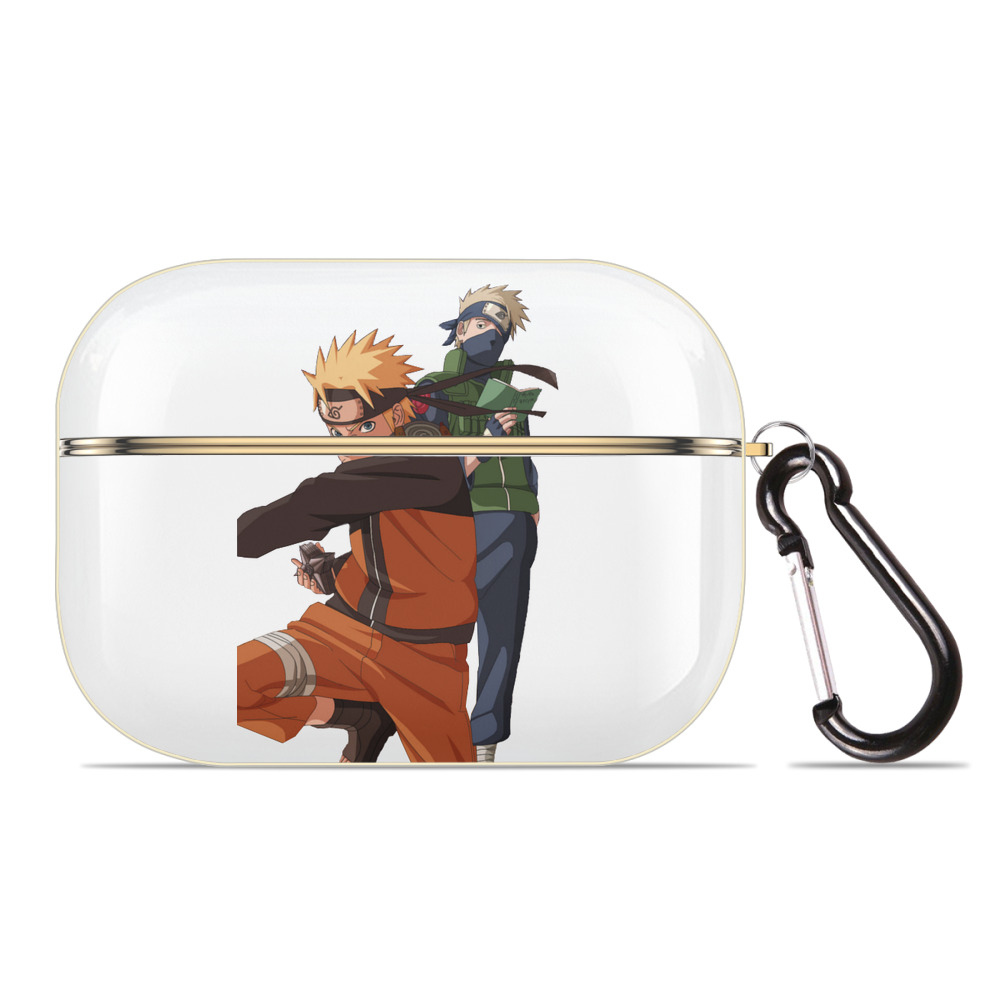（画像用） NARUTO -ナルト- うずまき ナルト Uzumaki Naruto 【AirPods Pro用】ハードシェル保護ケース｜耐衝撃・防指紋・カラビナ付き商品仕様