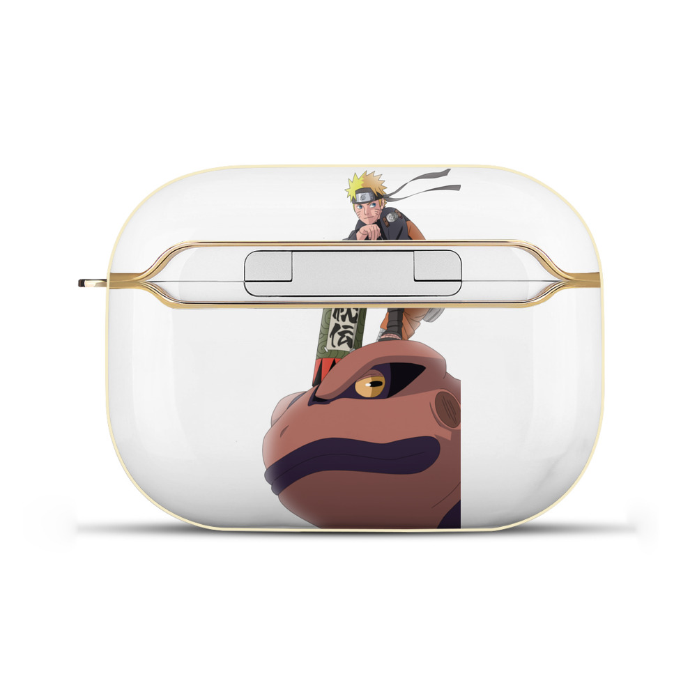 （画像用） NARUTO -ナルト- うずまき ナルト Uzumaki Naruto 【AirPods Pro用】ハードシェル保護ケース｜耐衝撃・防指紋・カラビナ付き商品仕様
