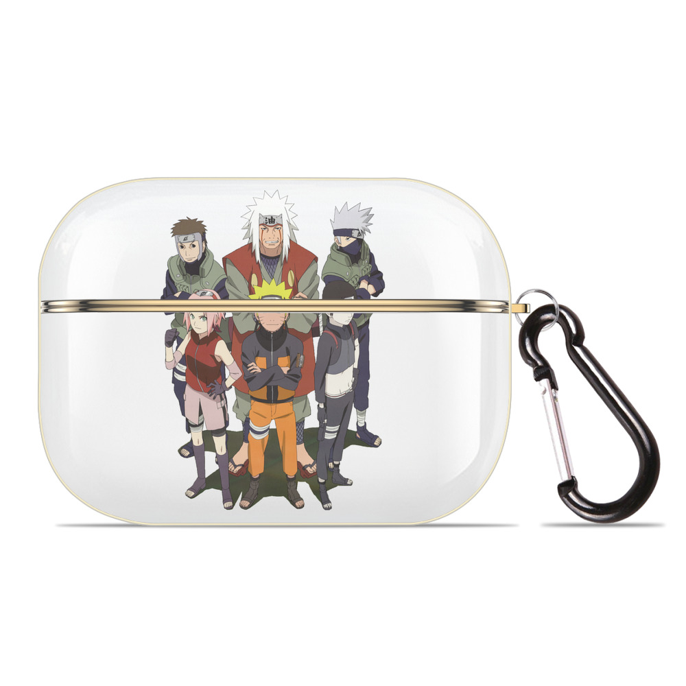 （画像用） NARUTO -ナルト- うずまき ナルト Uzumaki Naruto 【AirPods Pro用】ハードシェル保護ケース｜耐衝撃・防指紋・カラビナ付き商品仕様