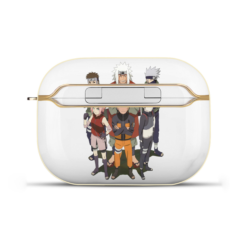 （画像用） NARUTO -ナルト- うずまき ナルト Uzumaki Naruto 【AirPods Pro用】ハードシェル保護ケース｜耐衝撃・防指紋・カラビナ付き商品仕様