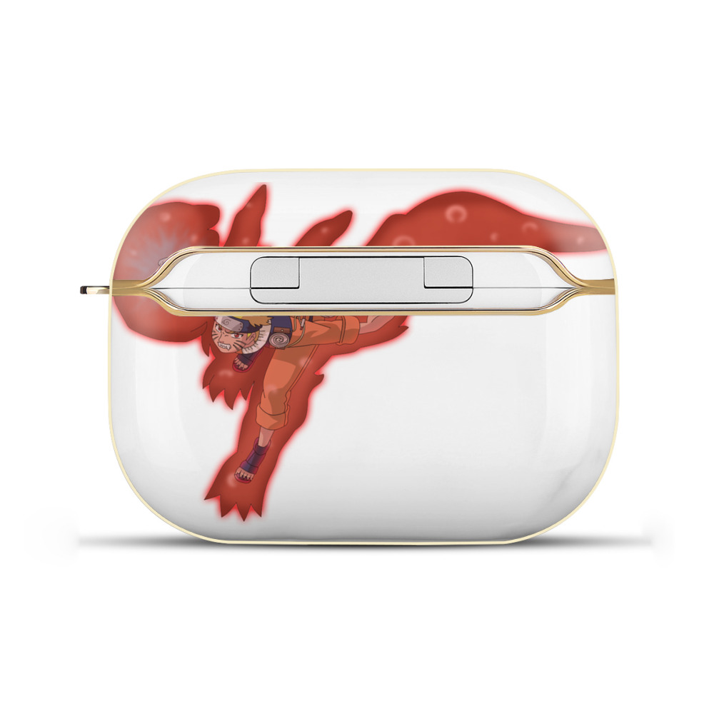 （画像用） NARUTO -ナルト- うずまき ナルト Uzumaki Naruto 【AirPods Pro用】ハードシェル保護ケース｜耐衝撃・防指紋・カラビナ付き商品仕様