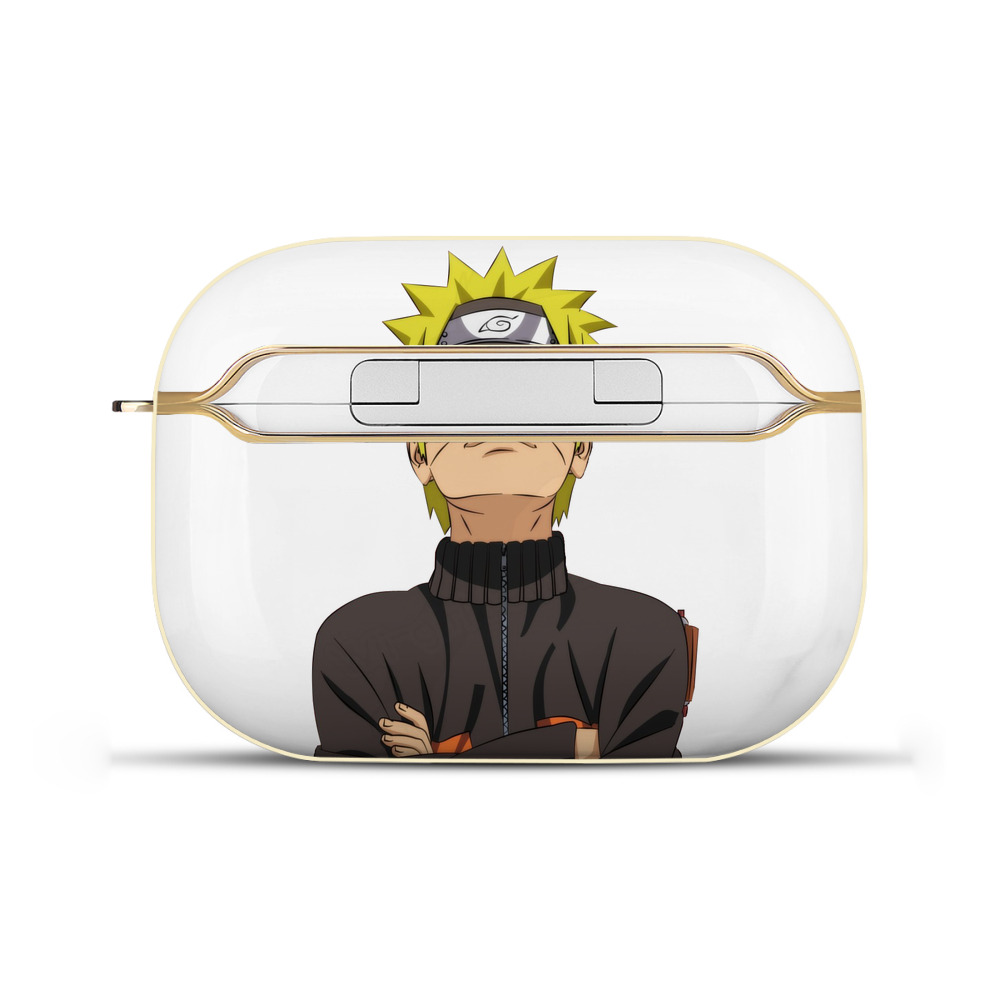 （画像用） NARUTO -ナルト- うずまき ナルト Uzumaki Naruto 【AirPods Pro用】ハードシェル保護ケース｜耐衝撃・防指紋・カラビナ付き商品仕様