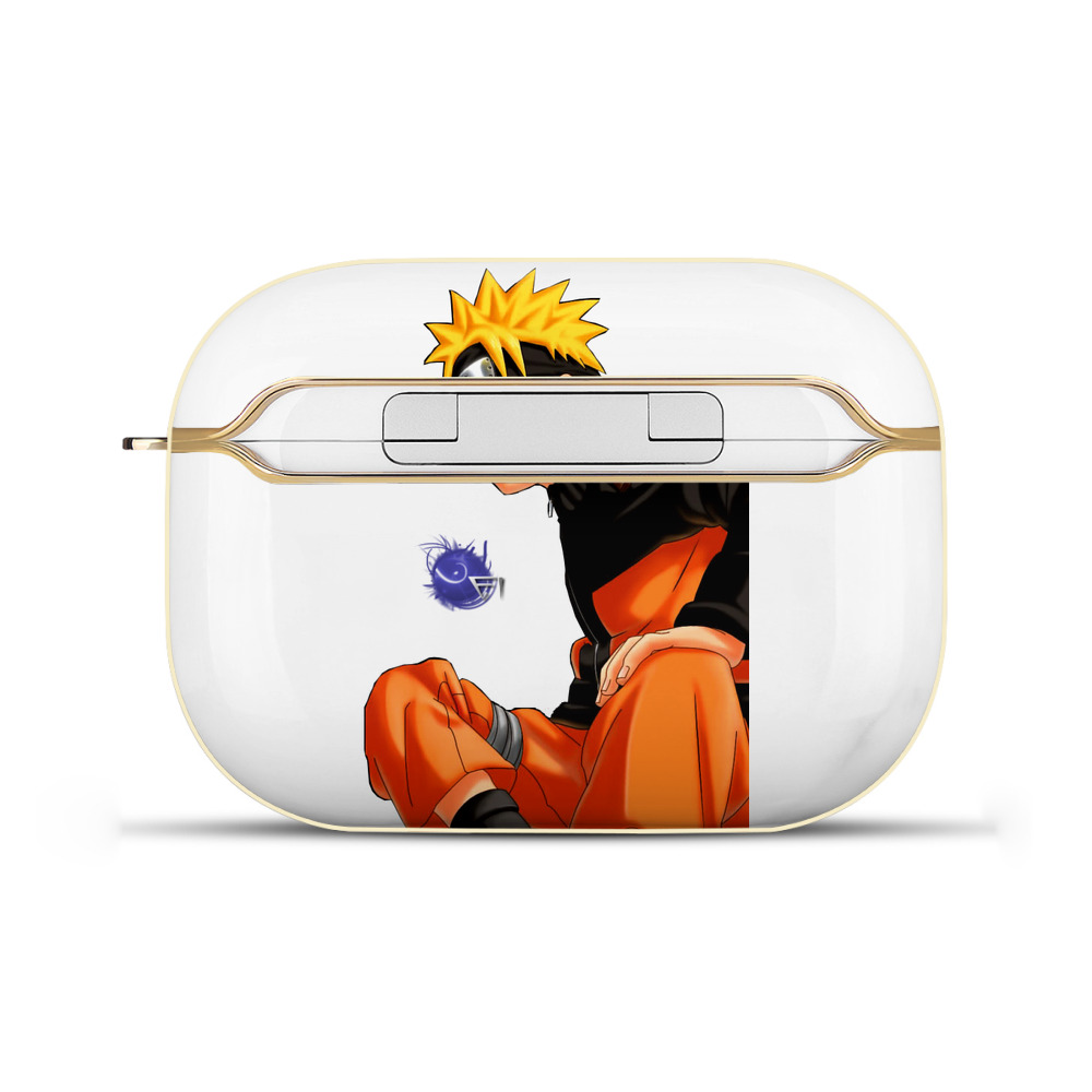 （画像用） NARUTO -ナルト- うずまき ナルト Uzumaki Naruto 【AirPods Pro用】ハードシェル保護ケース｜耐衝撃・防指紋・カラビナ付き商品仕様
