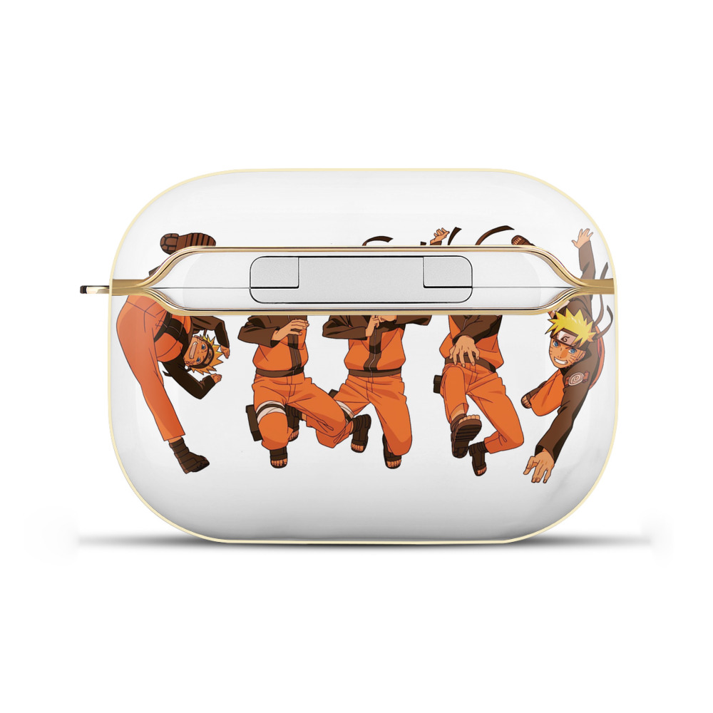 （画像用） NARUTO -ナルト- うずまき ナルト Uzumaki Naruto 【AirPods Pro用】ハードシェル保護ケース｜耐衝撃・防指紋・カラビナ付き商品仕様