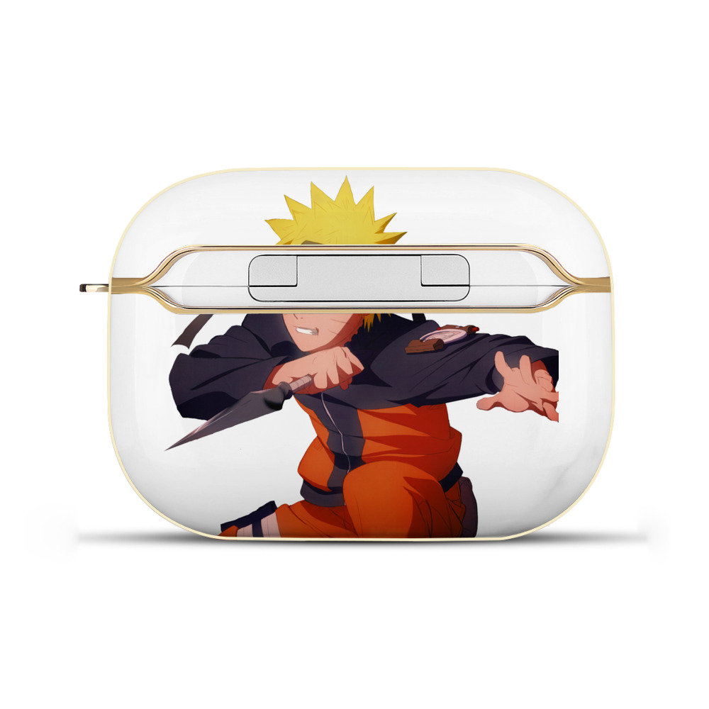 （画像用） NARUTO -ナルト- うずまき ナルト Uzumaki Naruto 【AirPods Pro用】ハードシェル保護ケース｜耐衝撃・防指紋・カラビナ付き商品仕様