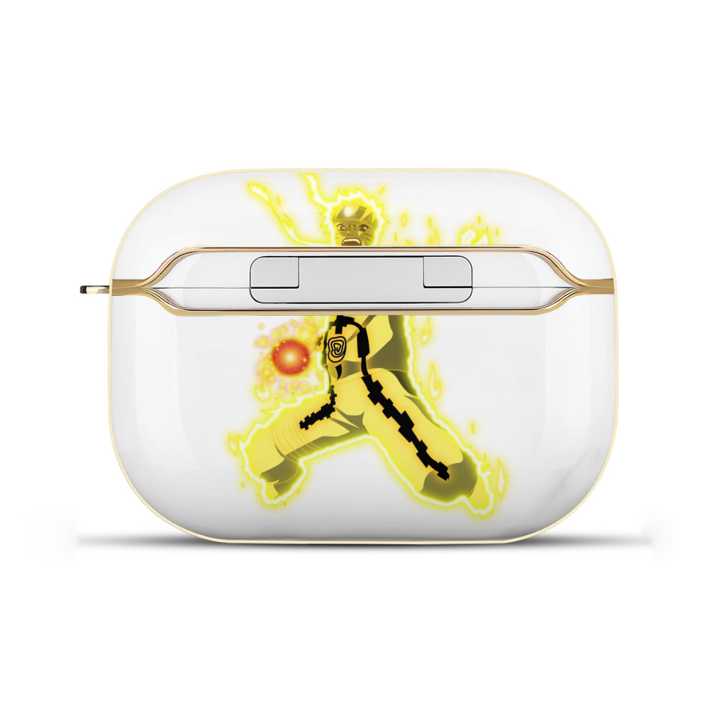 （画像用） NARUTO -ナルト- うずまき ナルト Uzumaki Naruto 【AirPods Pro用】ハードシェル保護ケース｜耐衝撃・防指紋・カラビナ付き商品仕様