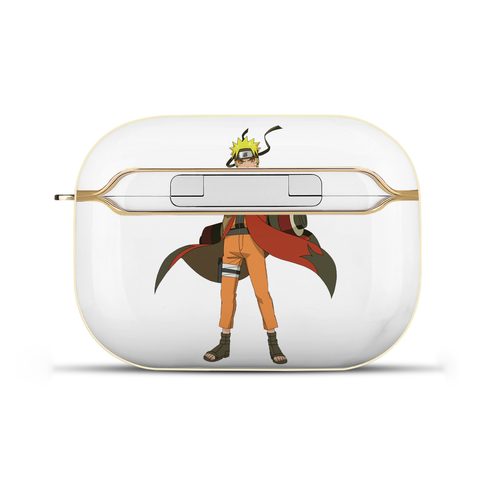 （画像用） NARUTO -ナルト- うずまき ナルト Uzumaki Naruto 【AirPods Pro用】ハードシェル保護ケース｜耐衝撃・防指紋・カラビナ付き商品仕様