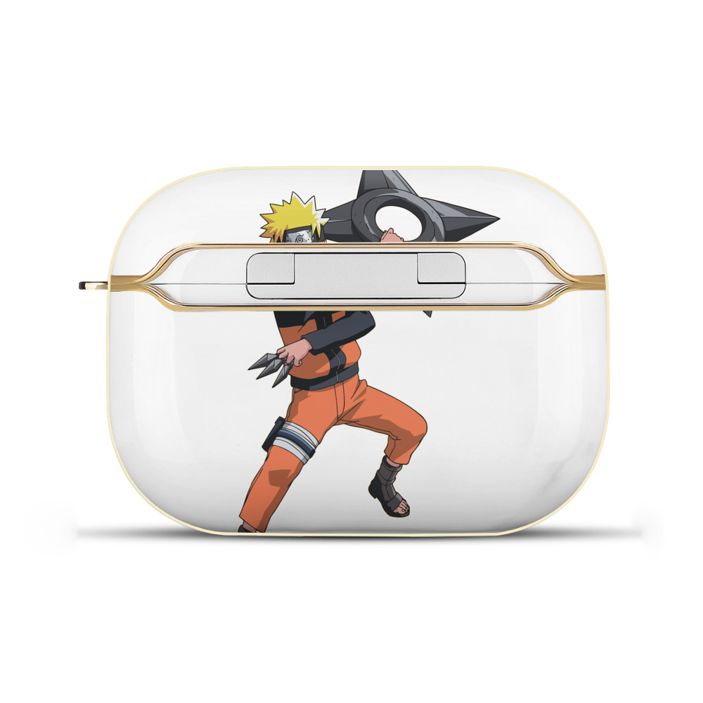 （画像用） NARUTO -ナルト- うずまき ナルト Uzumaki Naruto 【AirPods Pro用】ハードシェル保護ケース｜耐衝撃・防指紋・カラビナ付き商品仕様