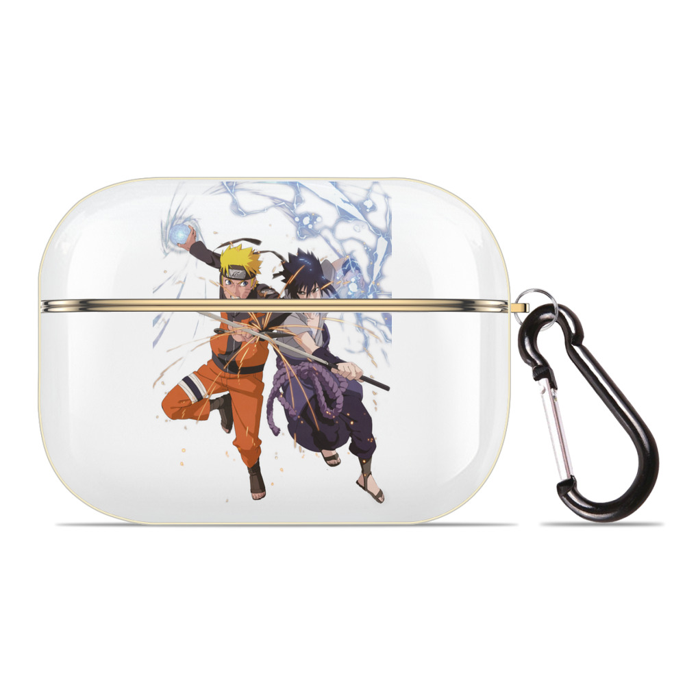 （画像用） NARUTO -ナルト- うずまき ナルト Uzumaki Naruto 【AirPods Pro用】ハードシェル保護ケース｜耐衝撃・防指紋・カラビナ付き商品仕様