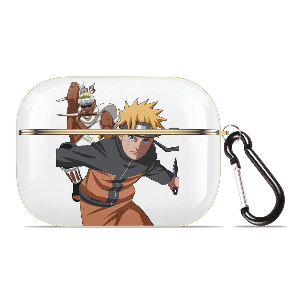 （画像用） NARUTO -ナルト- うずまき ナルト Uzumaki Naruto 【AirPods Pro用】ハードシェル保護ケース｜耐衝撃・防指紋・カラビナ付き商品仕様