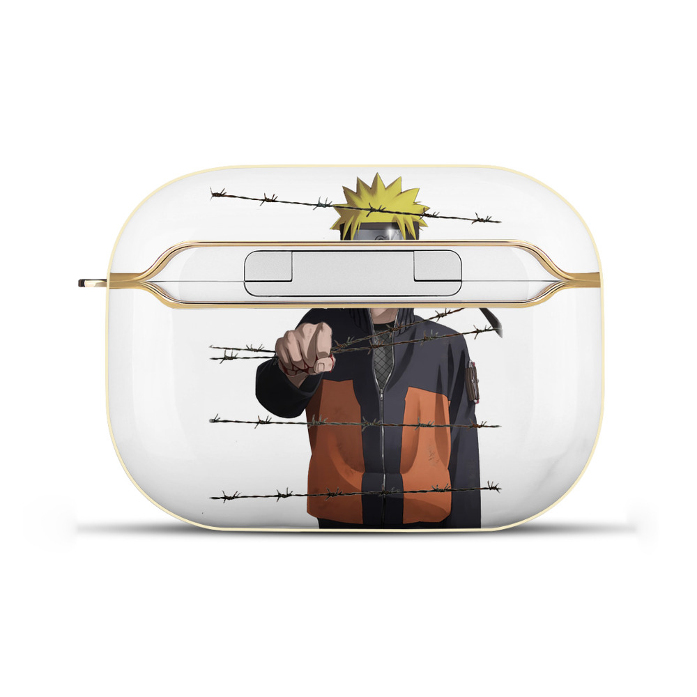 （画像用） NARUTO -ナルト- うずまき ナルト Uzumaki Naruto 【AirPods Pro用】ハードシェル保護ケース｜耐衝撃・防指紋・カラビナ付き商品仕様