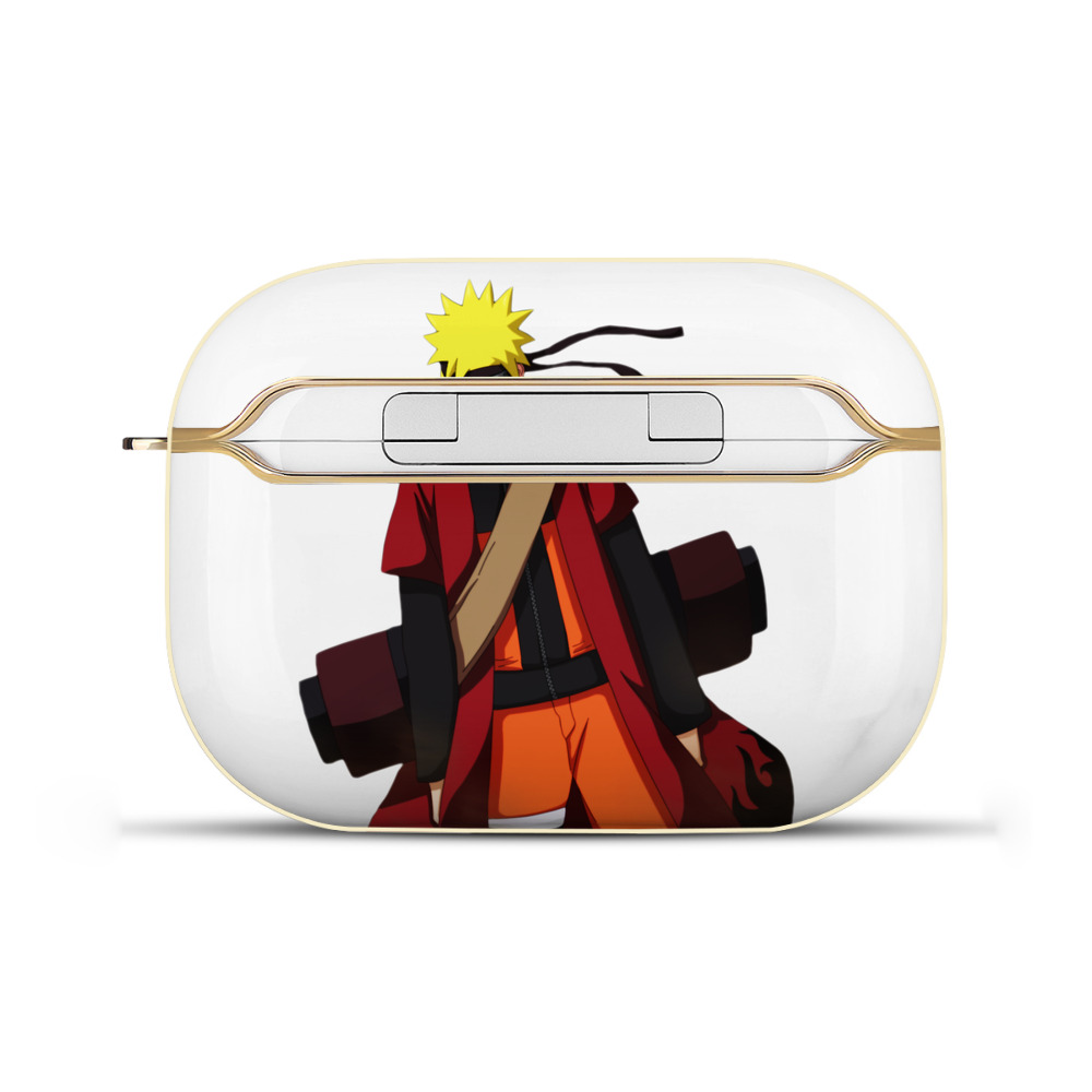 （画像用） NARUTO -ナルト- うずまき ナルト Uzumaki Naruto 【AirPods Pro用】ハードシェル保護ケース｜耐衝撃・防指紋・カラビナ付き商品仕様