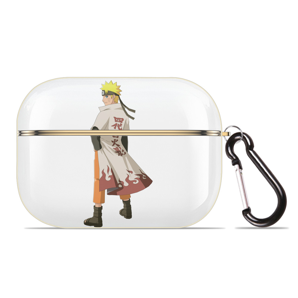 （画像用） NARUTO -ナルト- うずまき ナルト Uzumaki Naruto 【AirPods Pro用】ハードシェル保護ケース｜耐衝撃・防指紋・カラビナ付き商品仕様