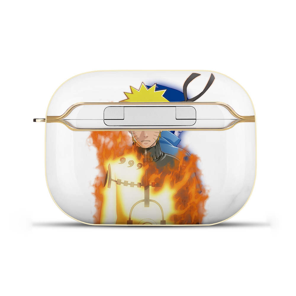 （画像用） NARUTO -ナルト- うずまき ナルト Uzumaki Naruto 【AirPods Pro用】ハードシェル保護ケース｜耐衝撃・防指紋・カラビナ付き商品仕様